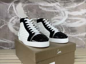 Christian Louboutin High Black White — miniatura 2