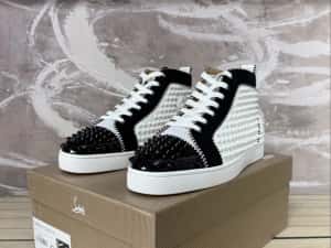 Christian Louboutin High Black White — miniatura 3