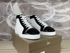 Christian Louboutin High Black White — miniatura 10