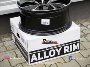 Jante AUDI A6 A7 A8 Q3 Q5 Q7 Q8 22 R22 Black Machined Face — miniatura 2