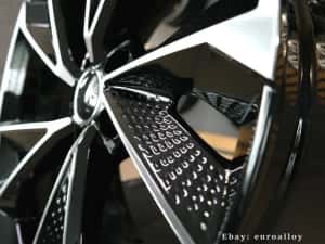 Jante AUDI A6 A7 A8 Q3 Q5 Q7 Q8 22 R22 Black Machined Face — miniatura 5