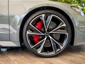 Jante AUDI A6 A7 A8 Q3 Q5 Q7 Q8 22 R22 Black Machined Face — miniatura 8
