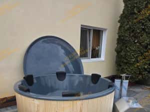 Jacuzzi Ciubar fibra mini piscină hidromasaj aeromasaj — miniatura 3