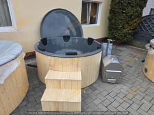 Jacuzzi Ciubar fibra mini piscină hidromasaj aeromasaj — miniatura 4