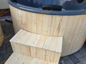 Jacuzzi Ciubar fibra mini piscină hidromasaj aeromasaj — miniatura 7