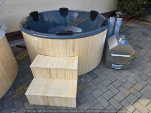 Jacuzzi Ciubar fibra mini piscină hidromasaj aeromasaj — miniatura 8
