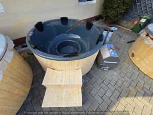 Jacuzzi Ciubar fibra mini piscină hidromasaj aeromasaj — miniatura 9