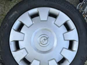 Set Jante Opel plus Anvelope Iarna Bridgestone R16 205 55