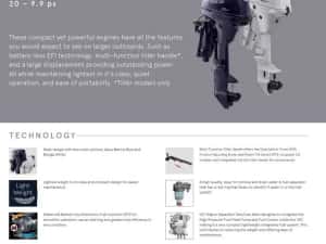 Motor Tohatsu Japonia MFS20 EFS — miniatura 2