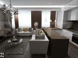 Apartament 3 camere, 74 mp, modern lux, etaj intermediar, lift, zona B — miniatura 1