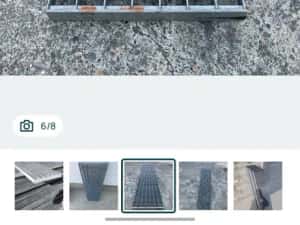 Trepte zincate galvanizate