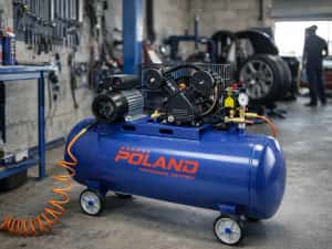 Compresor profesional 200L 8 bari 2 pistoane 220V — miniatura 9