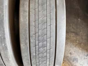 2 anvelope camion directie 315/70/22.5 , Bridgestone , DOT 2021 ! — miniatura 6