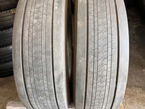 2 anvelope camion directie 315/70/22.5 , Bridgestone , DOT 2021 ! — miniatura 9