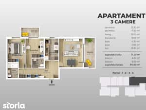 3 camere decomandat,Metalurgiei-Aparatorii Patriei — miniatura 6