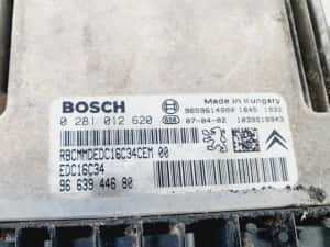 Calculator motor ecu 1.6 hdi 9hw 0281012620 9663944680 Citroen Berlingo 1 (facelift) (2002 - 2012) — miniatura 2