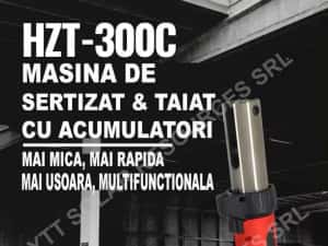 masina sertizat 3 in 1, 2 baterii 5Ah, bacuri TH U V M, cabluri CU/AL