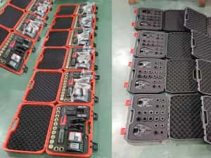 masina sertizat 3 in 1, 2 baterii 5Ah, bacuri TH U V M, cabluri CU/AL — miniatura 7