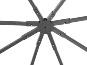 Pavilion CORT Umbrela Cadru Metal Gradina Terasa Curte  3x3x2.7M BC — miniatura 4