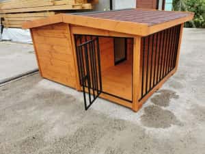 !! OFERTĂ!! Cușcă câini izolate pe comandă,cu încălzi — miniatura 4
