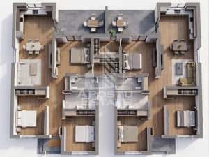 Duplex despartit cu 4 camere 2 bai si dressing toate utilitatile Giroc — miniatura 6