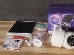 Camera supraveghere video PTZ ICSEE 3 MP cu panou solar