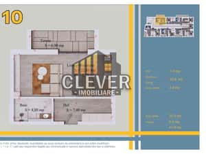 Garsonieră 42mp - Comision 0%, Pallady | 12 min metrou Teclu — miniatura 4