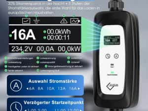 Statie  de încărcare monofazata tip 2 EV 3.68kW 6m — miniatura 4