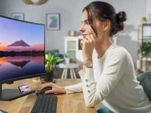 Monitor Curbat 39.7-inch 5K Lenovo ThinkVision P40W-20 NOU 3 ANI Gar — miniatura 5