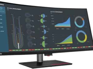 Monitor Curbat 39.7-inch 5K Lenovo ThinkVision P40W-20 NOU 3 ANI Gar — miniatura 9