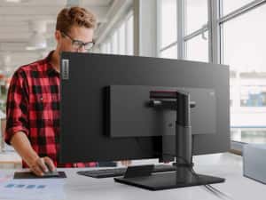 Monitor Curbat 39.7-inch 5K Lenovo ThinkVision P40W-20 NOU 3 ANI Gar — miniatura 10