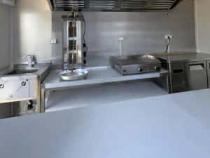 Rulota Comerciala 4m Fast Food Shaorma Kebab Echipata Complet In Stoc — miniatura 6