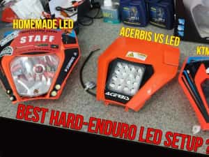 Masca Enduro FAR LED /Halogen PT Orice Model Moto KTM HUSQVARNA ETC — miniatura 8