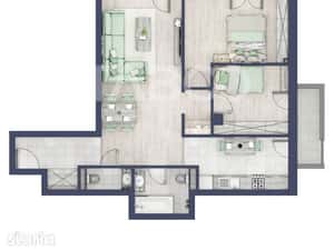 Comision 0-Apartament 3 camere 70 mp etaj 1 boxa la subsol Turnisor — miniatura 4