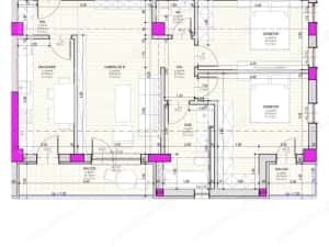 Apartament la cheie intabulat 3 camere decomandate si loc parcar — miniatura 4