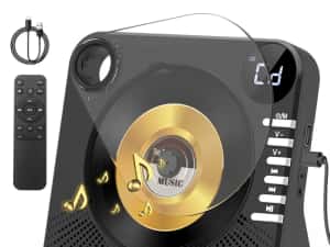 Import Amazon - CD Player Portabil MP3 - bluetooth - difuzor incorporat - nou!