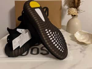 Tenesi/Papuci Yeezy Boost 350 Full Black — miniatura 5