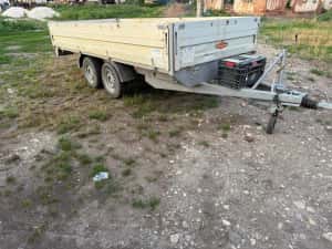 Remorca, platforma, trailer auto 3500 kg — miniatura 7