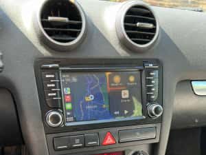 PROMO - Navigatie Android 15 Dedicata Audi A3 - CarPlay DSP QLed - Camera Marsarier Cadou — miniatura 2