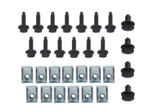 Set cleme fixare scut motor Kia Sportage (Ql), 09.2015-12.2021; Hyundai Tucson (Tl), 09.2015-10.2020, acoperiri sub motor, RapidAuto