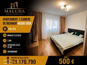 Apartament 3 camere de inchiriat, Negru Voda — miniatura 2