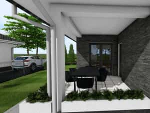 Tautii Magheraus (zona str. 4) - PROIECT NOU - case pe parter, s.c.=150 mp, teren 500 mp — miniatura 4