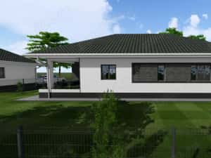 Tautii Magheraus (zona str. 4) - PROIECT NOU - case pe parter, s.c.=150 mp, teren 500 mp — miniatura 8