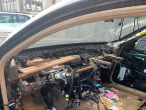 Panou ornamente consola centrală+buton senzor parcare BMW Seria 7 E6 — miniatura 7