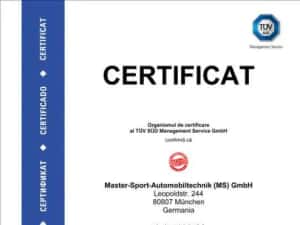 Kit brate VW Passat B5.5 2002-2005 MASTER SPORT GERMANIA — miniatura 10