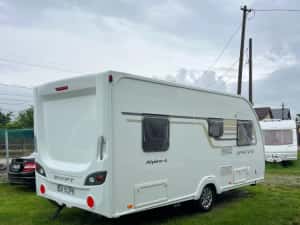 Rulota Swift Alpine4 2015 (4locuri) Centrala Truma, Off Camping, 1234KG  Pat Matrimonial, Baterie 12v — miniatura 3