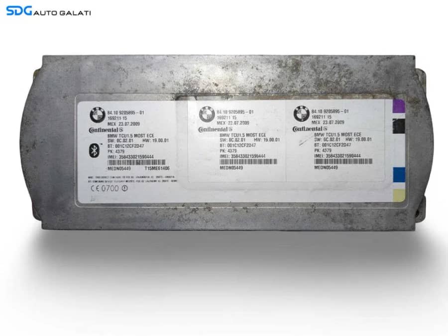 Calculator Modul Bluetooth BMW Seria 1 E81 E87 2006 - 2013 Cod 9205895-01 8410-9205895-01 [L9350] — fotografie 1 din 10