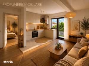 2 Camere + Grădină 35mp | Parcare inclusa | Încălzire în Pardoseală — miniatura 4