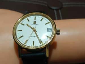 Ceas vintage Zenith automatic calibrul 2572 PC — miniatura 3