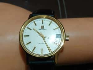 Ceas vintage Zenith automatic calibrul 2572 PC — miniatura 8